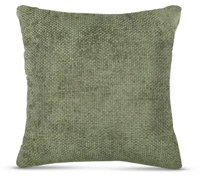 Immagine prodotto di Bestlivings copricuscino in ciniglia 60 cm x 60 cm in color salvia, morbido copricuscino con cerniera, copertura semplice per il soggiorno o la camera da letto