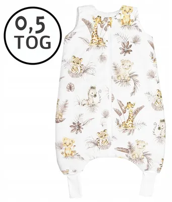 Image de Ankras Sac de couchage d'été bébé à jambes 92-104 cm coton