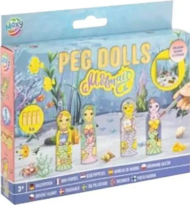 Obrázek produktu pro DIY Sada Figurky "Mermaid" k vybarvení 4 ks