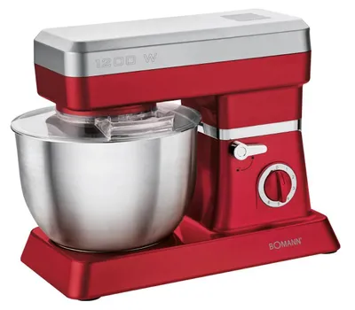 Produktbild von Bomann Knetmaschine KM 398 CB rot, 1200 Watt, 6,3 Liter