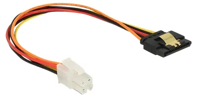 Immagine prodotto di DELOCK Kabel P4 4Pin St > SATA 15Pin Bu 0.20m