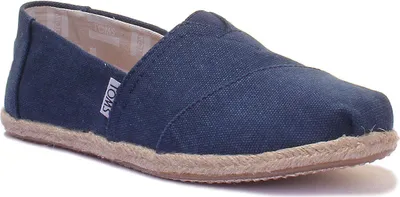 Produktbild von Toms Frauen klassische Schlupf auf Le wand Turnschuhe Mar e – 4 UK / Navy