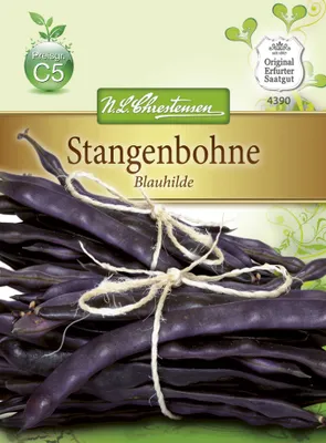 Produktbild von Stangenbohne Blauhilde | Stangenbohnensamen von N.L. Chrestensen
