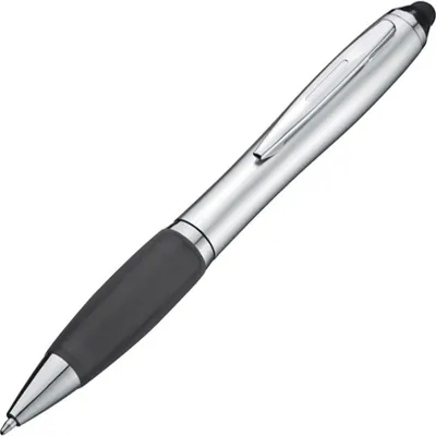 Produktbild von 25x Touchpen Kugelschreiber / Farbe: silber-schwarz