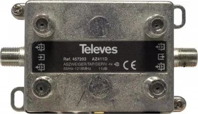 Produktbild von Televes AZ411D Satblock-Verteilung 2 Eingänge 4 Ausgänge (AZ411D)