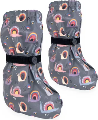 Produktbild von HECKBO Baby Regenfüßlinge Füßlinge mit Vlies Schnecke Schnecken Tiere 18-24 Monate