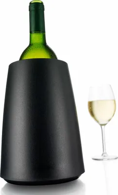 Produktbild von VacuVin Vacu Vin Active Wine Cooler Elegant - Glasflasche - Wein - Schwarz - Monochromatisch - 5 min
