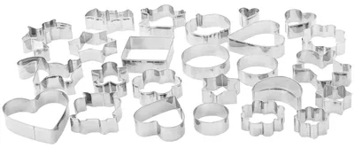 Imagen del producto de A. Moldes para galletas, variedad de formas, de 4 cm a 9 cm, juego de 2 unidades