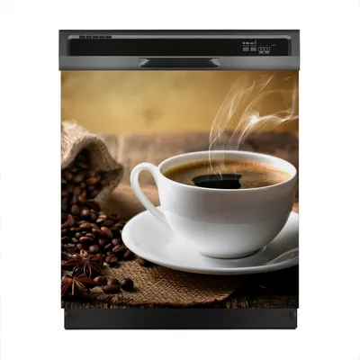 Produktbild von Magnete Dekorative 60x60 cm Küche Magnetmatte Spülmaschine - Kaffee Bohnen