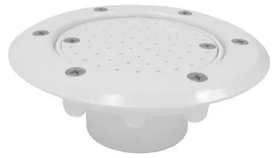 Image de Astralpool Max 18 m³/h 49818 Entrée d'air de retour en polyester pour piscines à liner Argent  Argent Taille unique