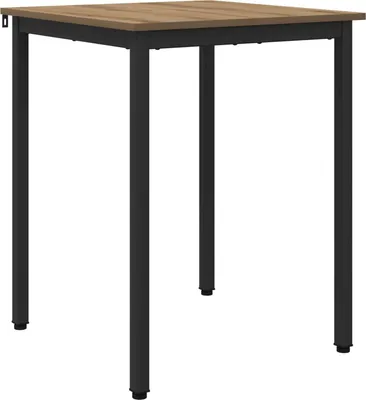 Obrázek produktu pro vidaXL Jídelní stůl, 60 x 60 x 75 cm, kovový, čtvercový