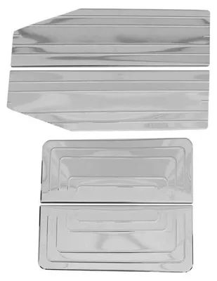 Produktbild von OMAC Einstiegsleiste Einstiegsleisten K-7522097N Vorne und Hinten für VW Transporter V Bus (7HB, 7HJ, 7EB, 7EJ, 7EF, 7EG, 7HF, 7EC) 1100mm 170mm 30mm