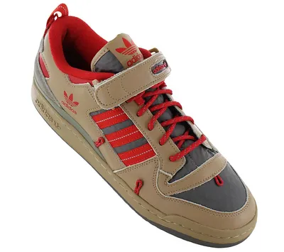 Image de adidas Originals Forum 84 Camp Low - Cardboard Scarlet - Hommes Sneakers Chaussures Cuir Marron GV6785 , EU 40 UK 6.5