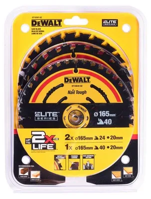 Produktbild von Dewalt Dt10397-qz Sägeblatt 3 Einheiten Gelb Gelb One Size