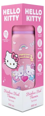 Image de Gourde isotherme en métal Hello Kitty 550 ml, rose clair