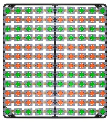 Produktbild von Lattenrost – Flachrost – 200 x 200 cm – Metall – Mit 120 Federleisten