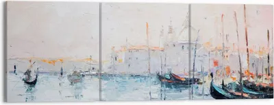 Produktbild von Bild auf Leinwand - Leinwandbild - Venedig Basilika - 150x50cm - Wand Bild - Wanddeko - Wandbilder - Leinwanddruck - Bilder - Kunstdruck - Wanddekoration - Leinwand bilder - Wandkunst - CA150x50-3662
