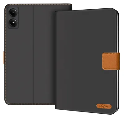 Produktbild von Conie Tablet Klapp Tasche für Xiaomi REDMI Pad Pro 5G 12.1 Kartenfach Rundumschutz Book Hülle mit Aufstellfunktion in Grau