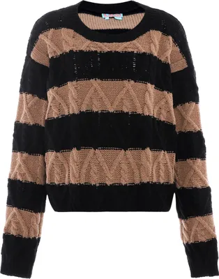Produktbild von LIBBI damen pullover - schwarz grün, M/L