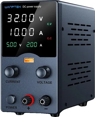 Immagine prodotto di Alimentatore CC regolabile, tensione di uscita 0~32V, corrente di uscita 0~10A, nero GA3010H, 220V