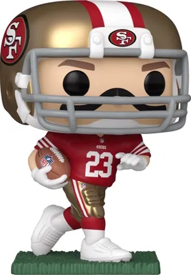 A Funko Pop! figure of a San Francisco 49ers player.
