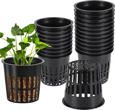 Produktbild von 30 Stück Hydrokultur-Nettpotten für Wasserzucht Pflanzen - 8,3 cm Gartenbedarf