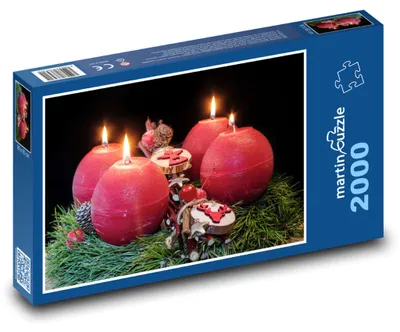 Obrázok produktu pre martinpuzzle - Puzzle 2000 - Adventný veniec - Vianoce