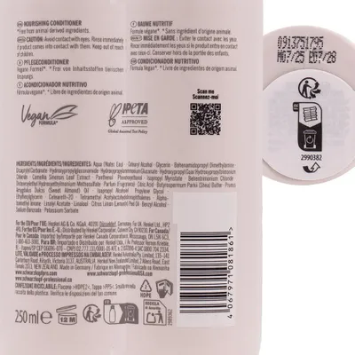 Immagine prodotto di Schwarzkopf BlondMe Bond Repair Nourishing Conditioner 250ml - balsamo