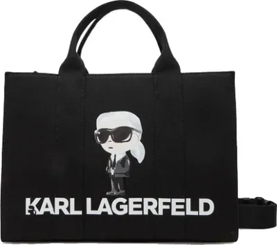 Obrázok produktu pre KARL LAGERFELD IKON KARL SQUARE TOTE Čierna