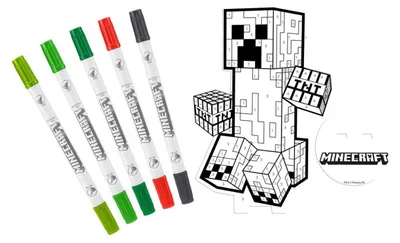 Produktbild von Minecraft Bemal Deine 2d-figur Mehrfarbig Mehrfarbig One Size