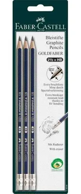 Immagine prodotto di FABER-CASTELL Bleistift Goldfaber G-tip HB 3x BK