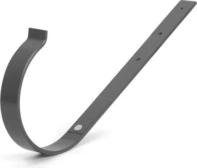 Produktbild von Dachrinnenhaken aus Metall, gerade Ø 150 mm, Anthrazit RAL 7021