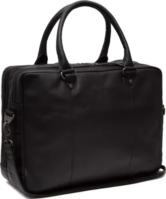 Zdjęcie produktu dla Torba biznesowa marki Chesterfield z przegrodą na laptopa Boston Laptopbag Black czarna