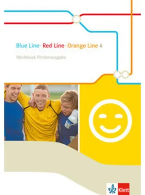 Produktbild von Blue Line - Red Line - Orange Line 4. Workbook Förderausgabe