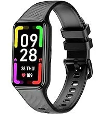 Obrázek produktu pro Blackview Smartwatch pro muže a ženy, 1,47  barevný displej, fitness hodinky s vodotěsností, fitness tracker s krokoměrem, monitorem spánku a srdečním tepem, sportovní hodinky s pravým tlačítkem, chytré hodinky pro Android a iOS