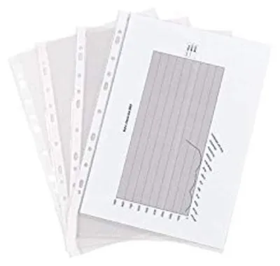 Immagine prodotto di Esselte 13088, raccoglitore per brochure, formato A4, in PP trasparente, spessore 0,08 mm