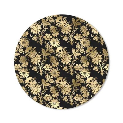 Produktbild von MuchoWow® Mauspad Mousepad Muster - Blumen - Barock 50x50 cm - Mousepads - Maus Mat - Pad - Mausunterlage - Vinyl