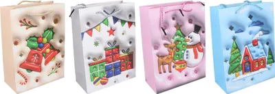 Produktbild von Geschenktüte L 31x40x12 cm WEIHNACHTEN