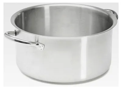 Produktbild von Edelstahl Kochtopf ohne Deckel, Durchmesser 28 cm, Silber