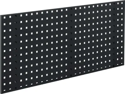 Imagen del producto de Placa perforada Kappes, sistema RasterPlan, color RAL 7016, dimensiones 1.000 x 450 mm