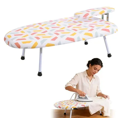 Image de Table à repasser pliable, gain de place et stable