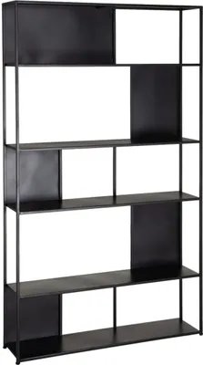 Produktbild von Regal SQUARE 100 x 22 x 175 cm Schwarz Metall