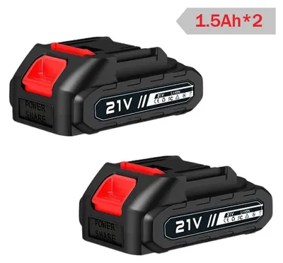 Produktbild von Lithium-Akku - Akku-Pack - 21 V - 2er-Pack - 1,5 Ah - Wiederaufladbar - Ersatzakku