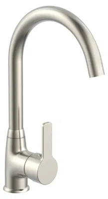 Produktbild von eisl Küchenarmatur DIZIANI, energiesparender Wasserhahn Küche, 360° schwenkbare Mischbatterie Küche, Edelstahloptik