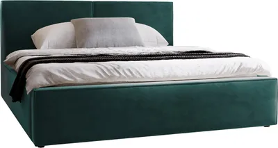 Produktbild von MIRJAN24 Polsterbett Santos, Doppelbett mit Bettkasten, Ehebett, Gasdruckfeder, Lattenrost (Farbe: Manila 27, Größe: 140x200 cm)