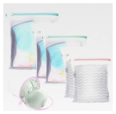 Produktbild von Wäschenetz für Waschmaschine, Wäschesack für BH, Wäschebeutel für Blusen, Schuhe, Unterwäsche und Babykleidung - 6-teiliges Set