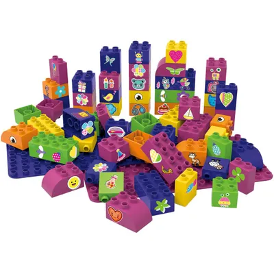 Produktbild von BiOBUDDi Learning to Create 60 pcs, Mehrfarbig, 60 Stück(e), Junge/Mädchen, 1,5 Jahr(e), Quadratisch, Abbildung