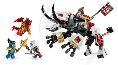 Zdjęcie produktu dla LEGO NINJAGO Zilvar i smocza bestia Grimtak, Zestaw do budowania, 7 lat(a), Plastik, 232 szt., 284 g