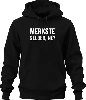 Zdjęcie produktu dla Sam to zauważysz zabawne bezczelne sarkastyczne stwierdzenie humorystyczne powiedzenie bluza z kapturem uni , czarny, S