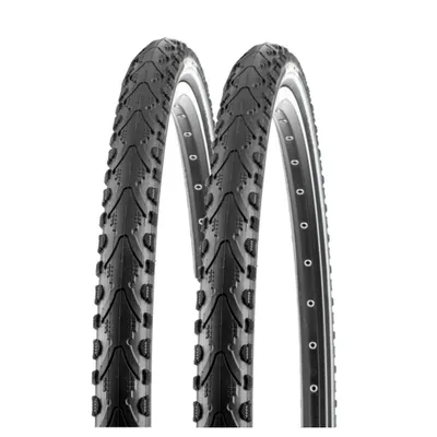 Produktbild von 2x Fahrradreifen 28 Zoll Kenda KHAN K-935 schwarz 700x35C 37-622 mit Reflexstreifen